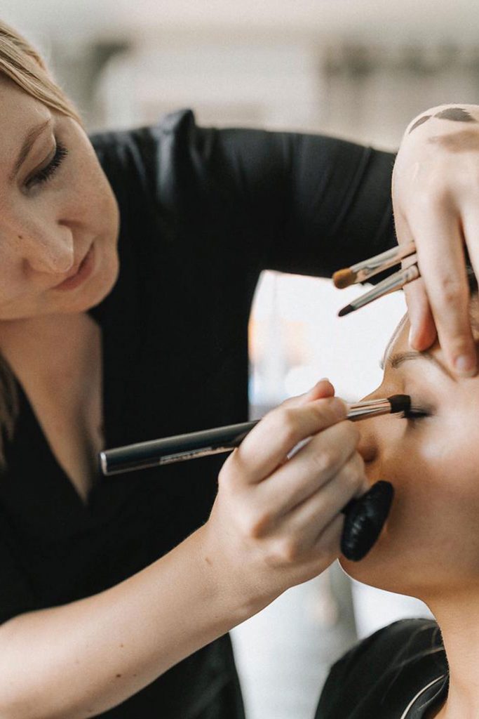 Professionelles Hochzeitsmake-up vom Visagisten
